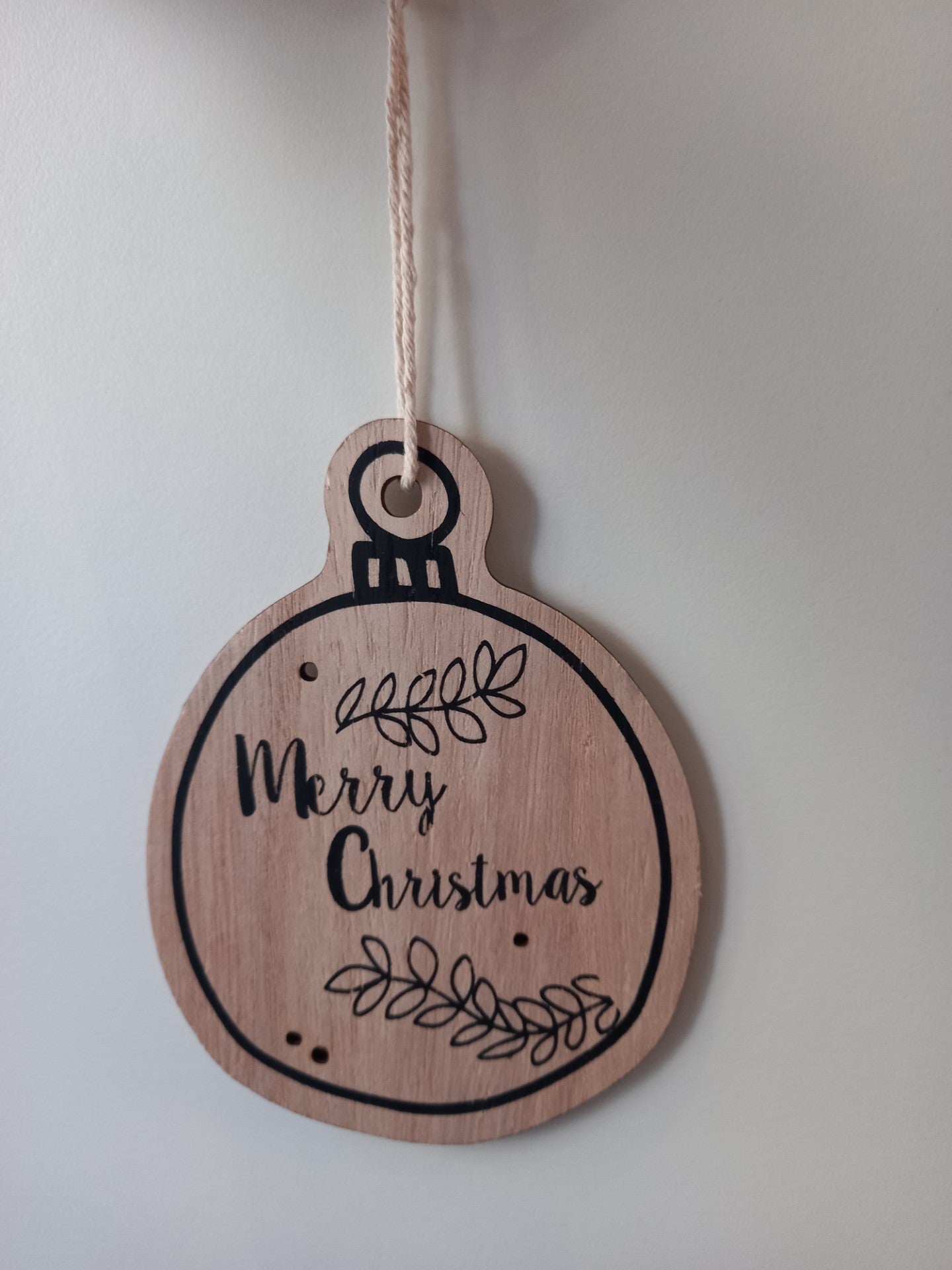 Ciondolo di legno Christmas