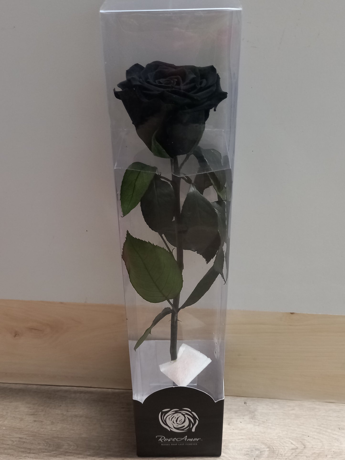 Rosa Nera Stabilizzata – Eleganza e Mistero