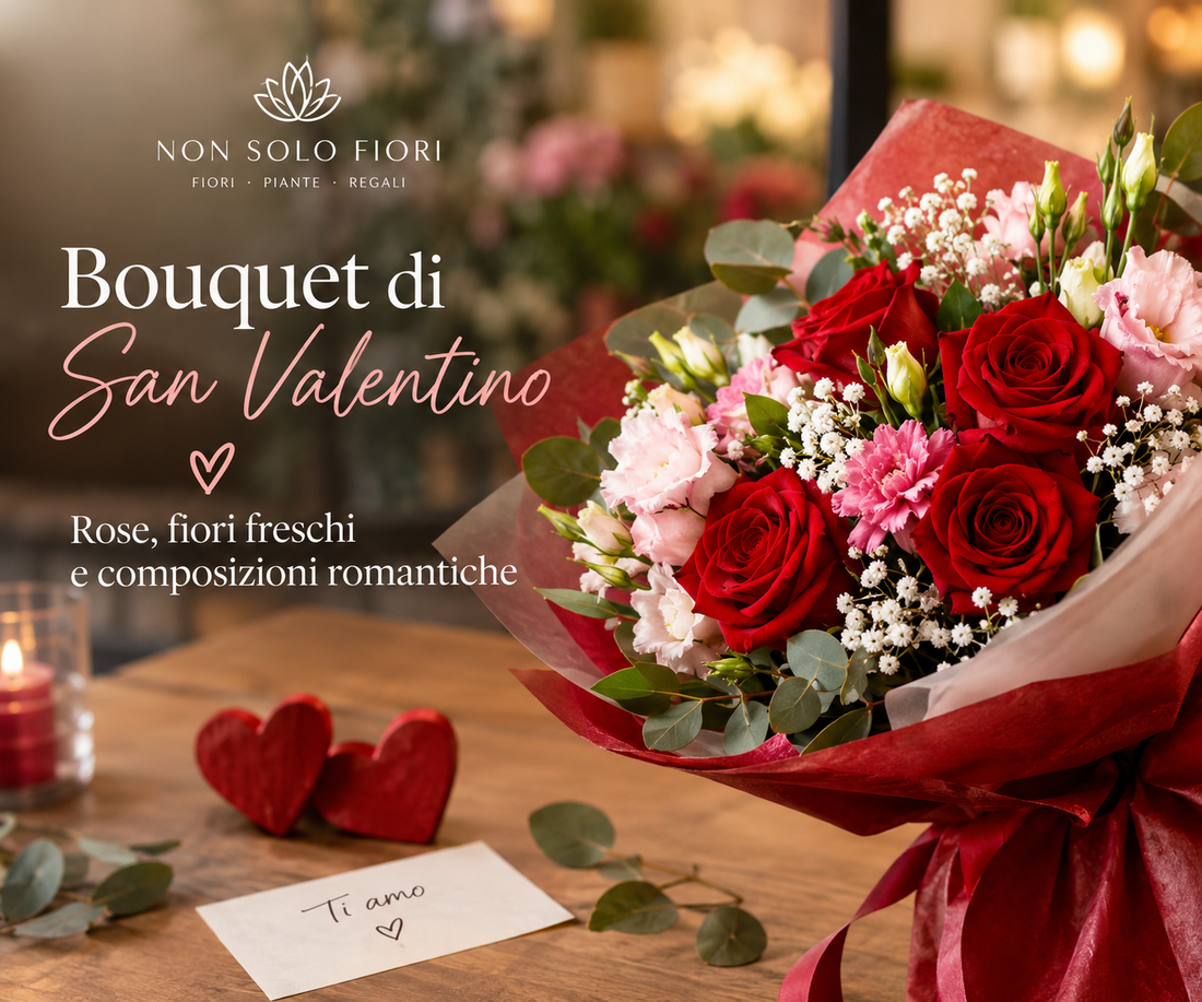 Bouquet di San Valentino: rose, fiori freschi e composizioni romantiche