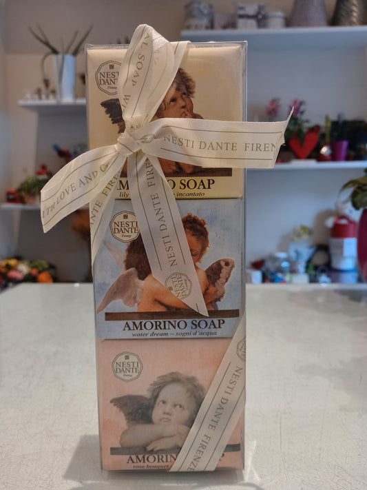 Saponi Amorino NESTI DANTE in confezione regalo